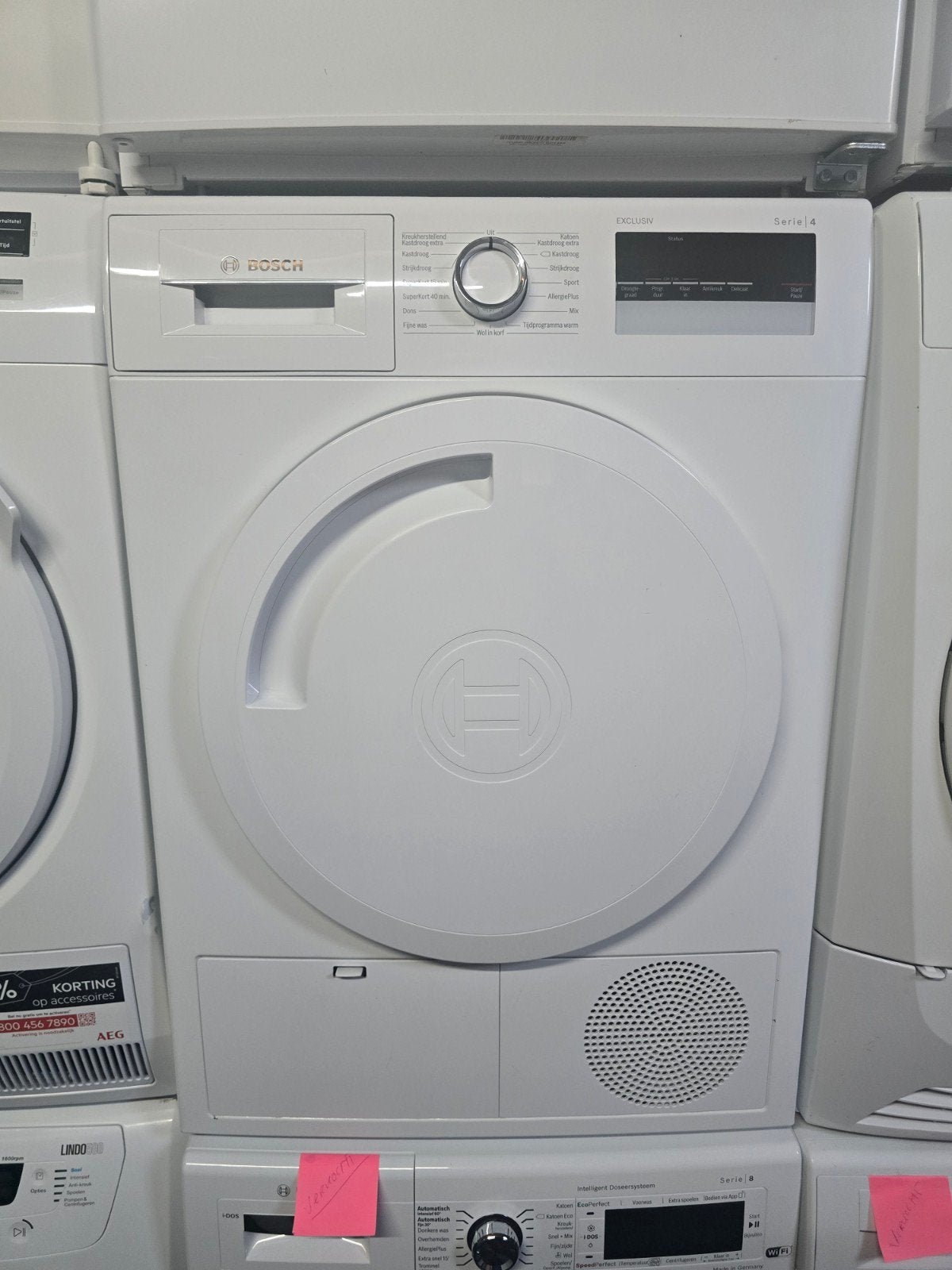Keurige Bosch Serie4 condensdroger! 8KG! Garantie! Witgood!✅, Bosch, 6 tot 8 kg, Ophalen of Verzenden, Zo goed als nieuw