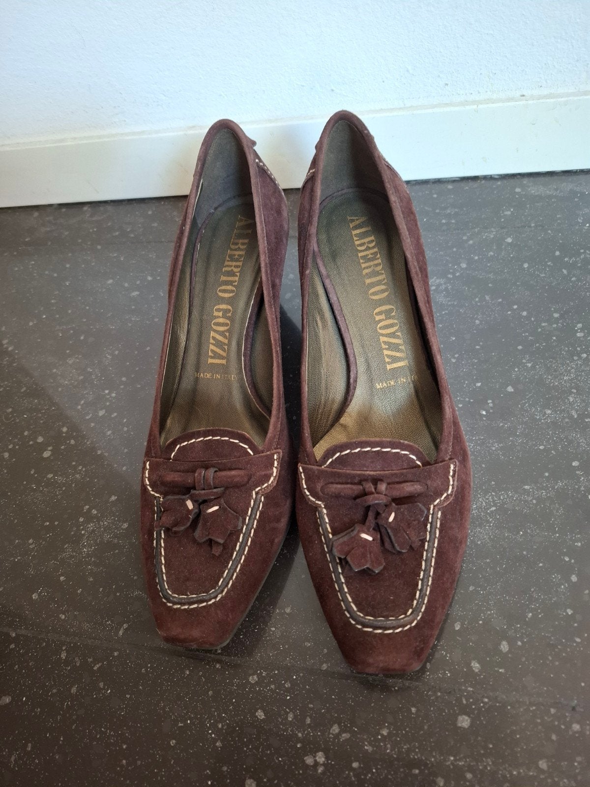 Alberto Gozzi suède pumps - Maat 39, Kleding | Dames, Schoenen, Ophalen, Pumps, Bruin, Nieuw