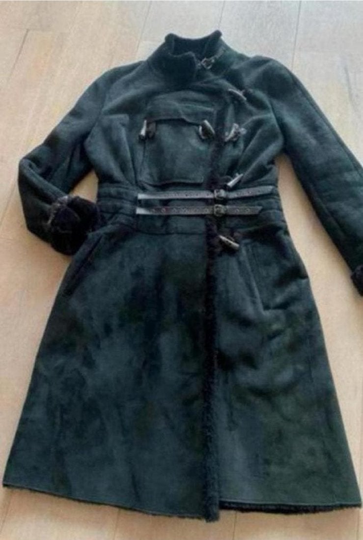 Jitrois lammycoat 42 L nieuwstaat, Ophalen of Verzenden, Zo goed als nieuw, Maat 42/44 (L), Zwart