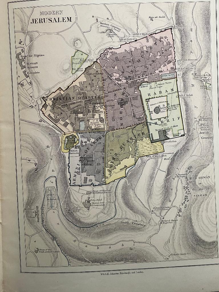Atlas: The Bible atlas 1876 , Gelezen, Overige atlassen, Overige gebieden, Ophalen of Verzenden
