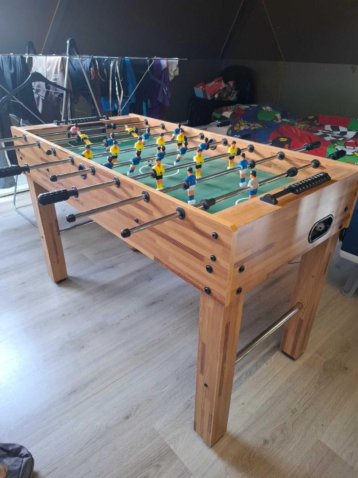 Tafelvoetbalspel - 120x61x78 cm, Ophalen, Gebruikt