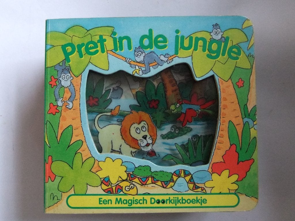 Pret in de jungle - Een Magisch Doorkijkboekje, Onbekend, Ophalen of Verzenden, Zo goed als nieuw, Sprookjes