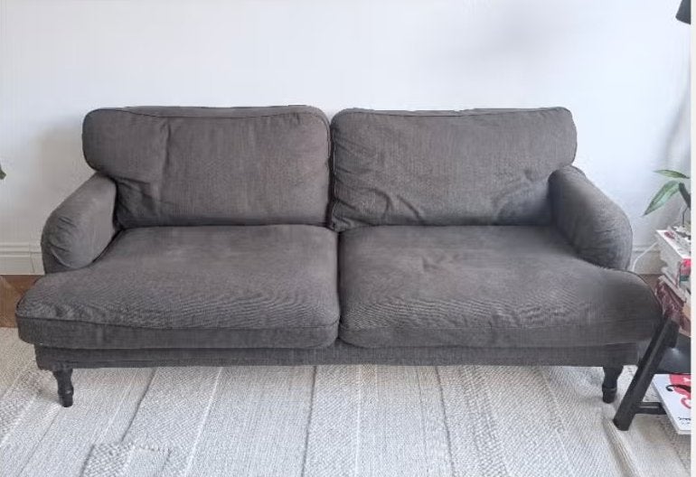 IKEA STOCKSUND 3-zitsbank – comfortabel & nette staat – €100, Ophalen of Verzenden, Zo goed als nieuw, 75 tot 100 cm, Tweepersoons