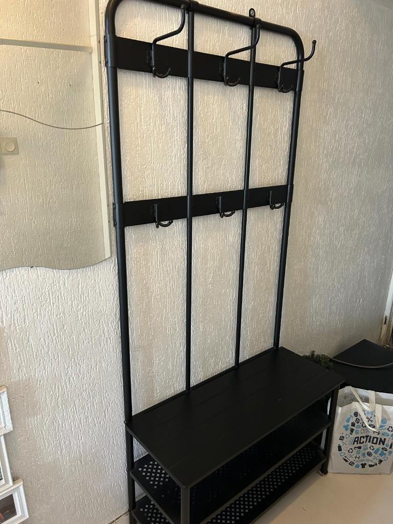Kapstok met rek, Gebruikt, Minder dan 100 cm, Hout, Ophalen