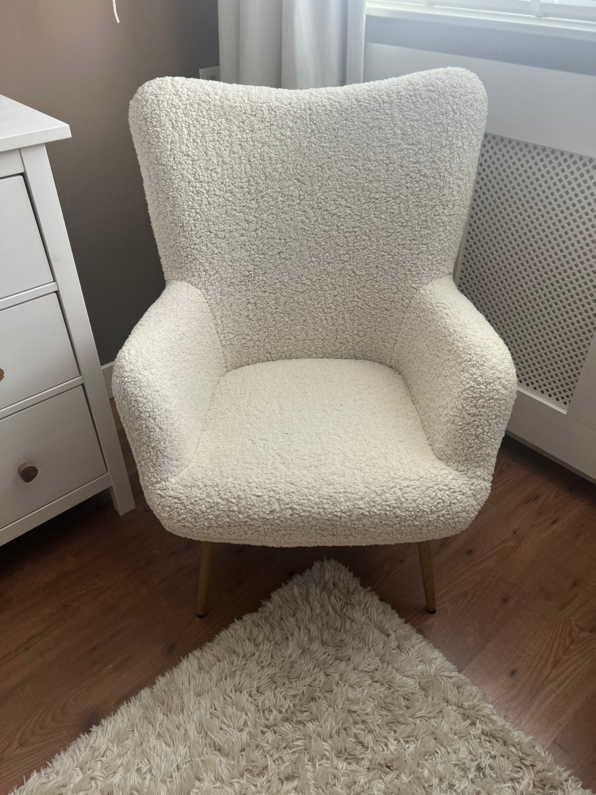 Teddy stoel fauteuil van Jysk, Huis en Inrichting, Ophalen, Zo goed als nieuw, 75 tot 100 cm, 50 tot 75 cm