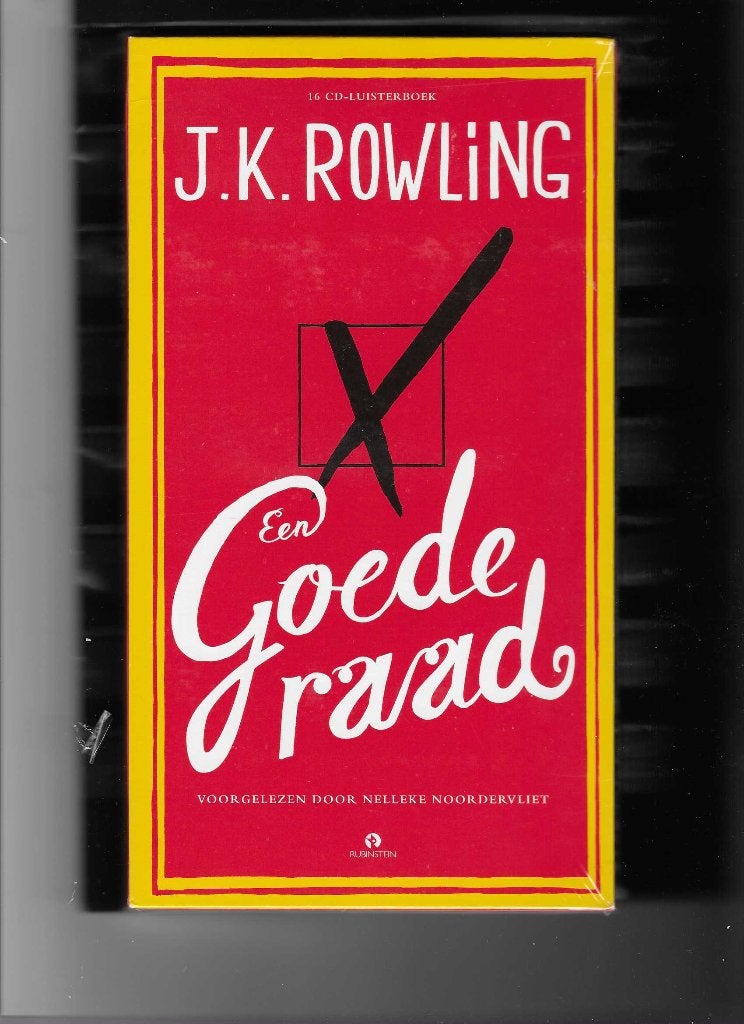 JK Rowlings - Een goede raad (Luisterboek), Ophalen of Verzenden, Zo goed als nieuw