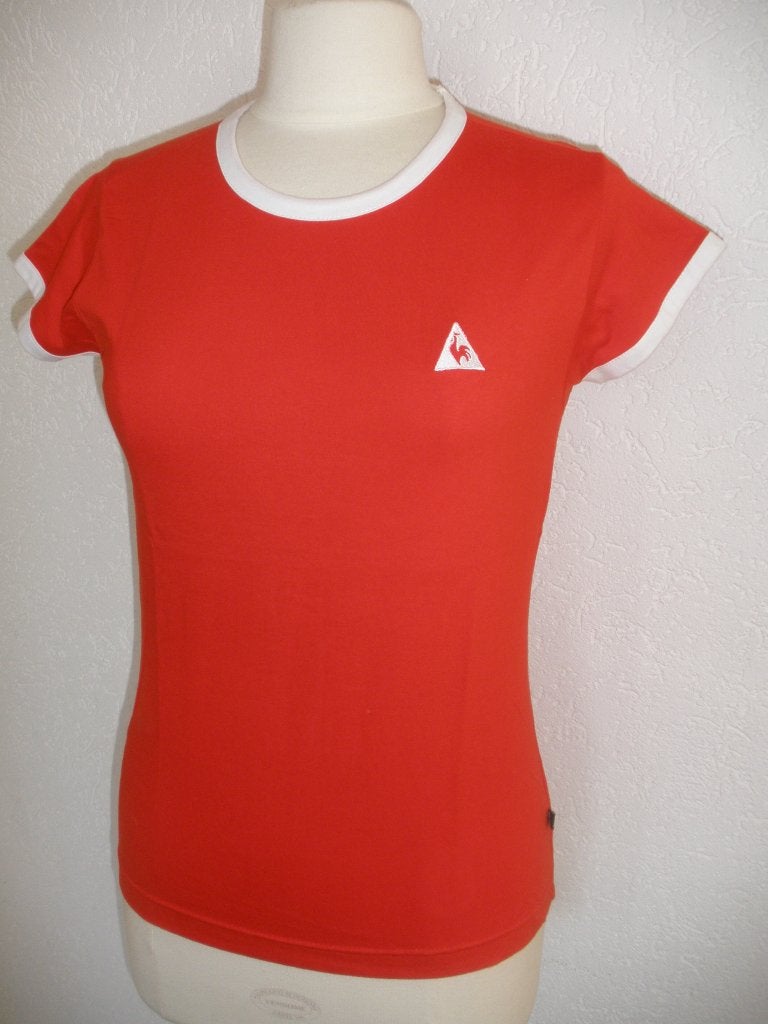 LE COQ SPORTIF t- shirt rood maat L - nieuw -, Maat 42/44 (L), Nieuw, Ophalen of Verzenden, LE COQ SPORTIF
