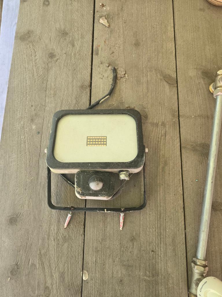 LED Buitenlamp met Bewegingssensor, Ophalen of Verzenden, Gebruikt, Modern, functioneel