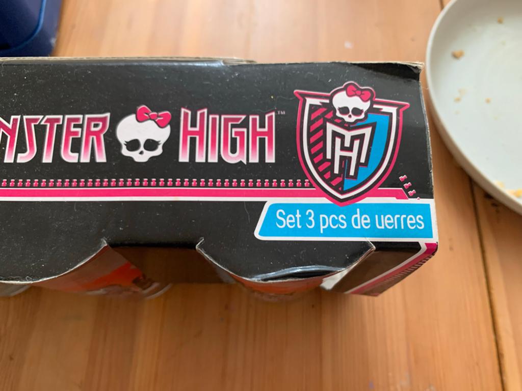 Monster High Glazen Set - 3 Stuks, Ophalen, Nieuw