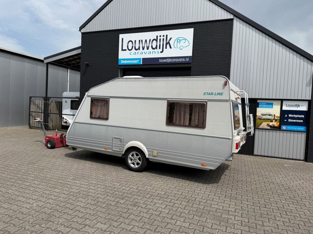KIP Starline 44 TTR ’02 (Vastbed, Treinzit), Caravans en Kamperen, Vast bed, Kip, Bedrijf, Treinzit