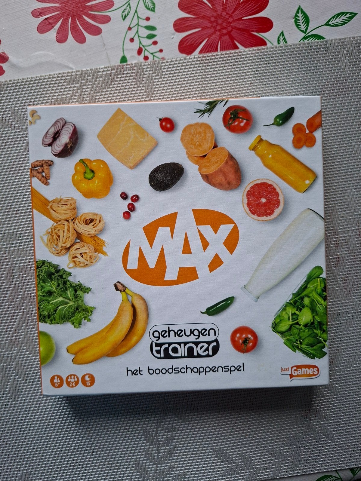 MAX Geheugentrainer: Het Boodschappenspel, Een of twee spelers, Ophalen, Zo goed als nieuw, Just Games