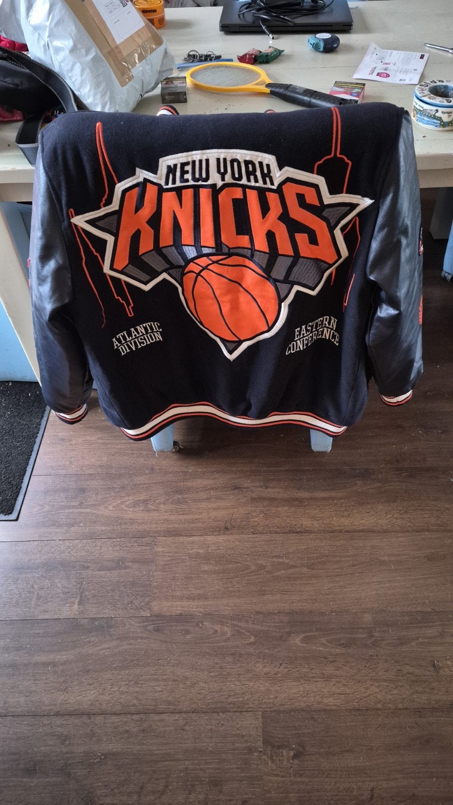 Originele NBA New York Knicks Jack Jaren 2000, Maat 52/54 (L), Meerkleurig, Zo goed als nieuw, NBA