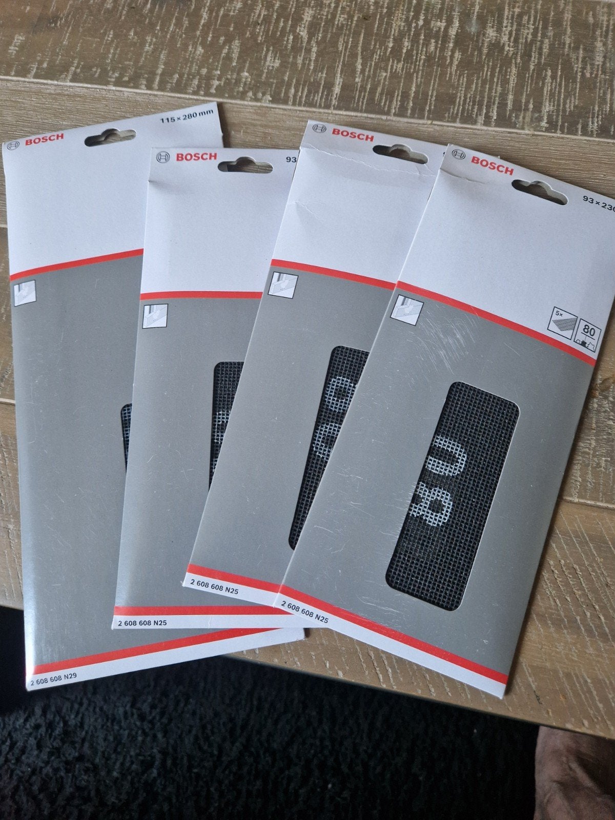 Bosch schuurpapier vellen - Nieuw, Ophalen of Verzenden, Nieuw, Overige typen, Bosch