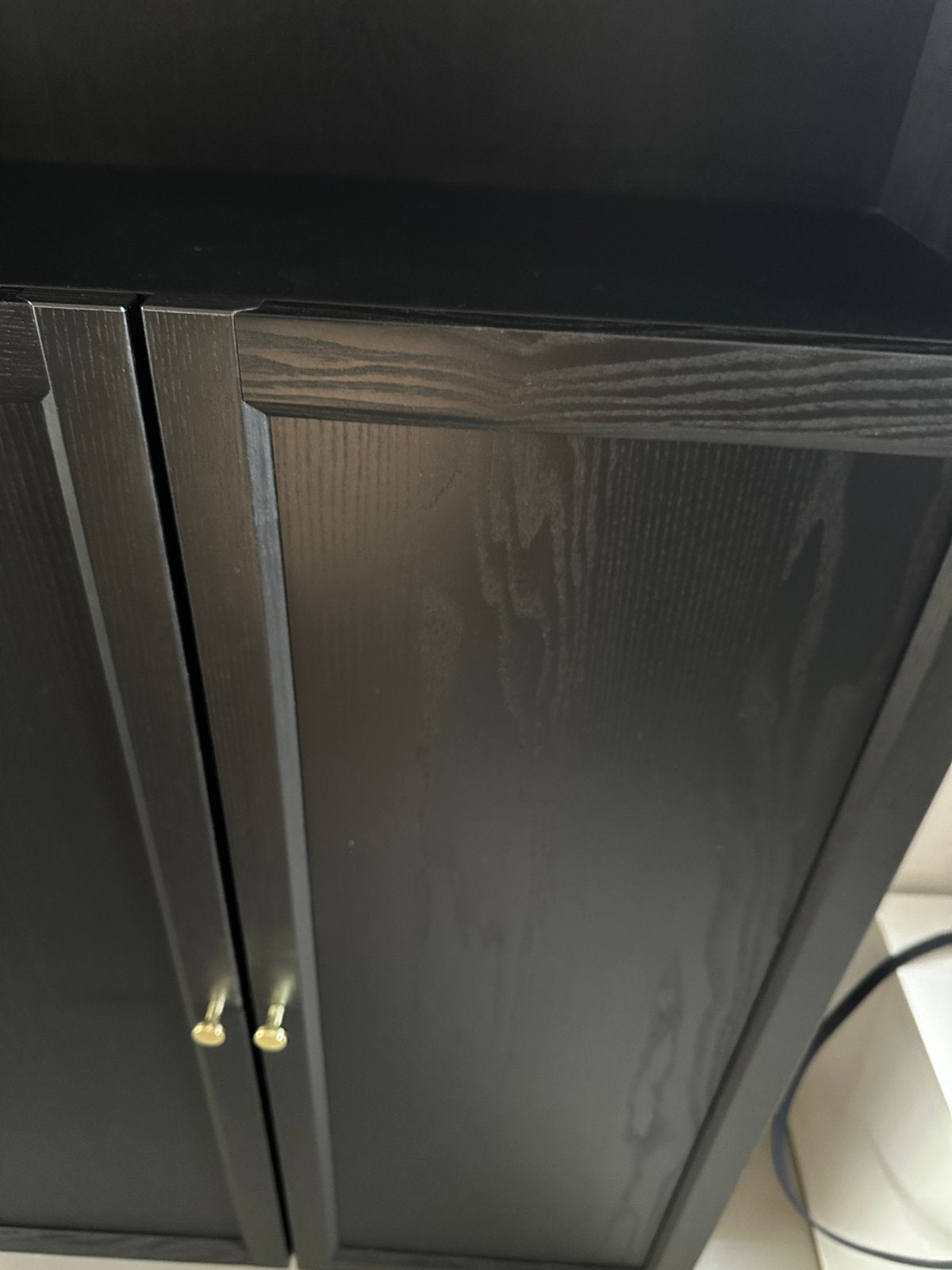 IKEA Billy boekenkast 80cm zwartbruin met deuren, Huis en Inrichting, Kasten | Boekenkasten, Ophalen, Gebruikt, 200 cm of meer