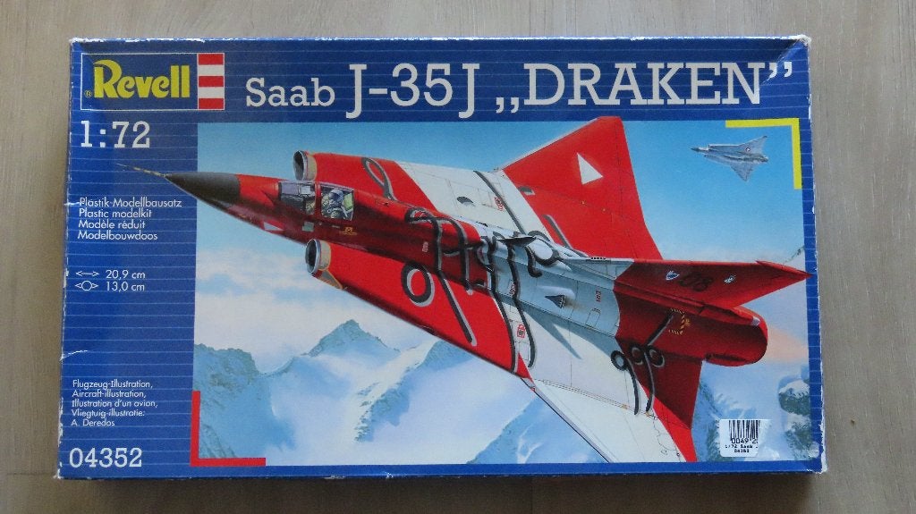 Saab J-35J Draken Revell 1/72, 1:72 tot 1:144, Revell, Nieuw, Ophalen of Verzenden