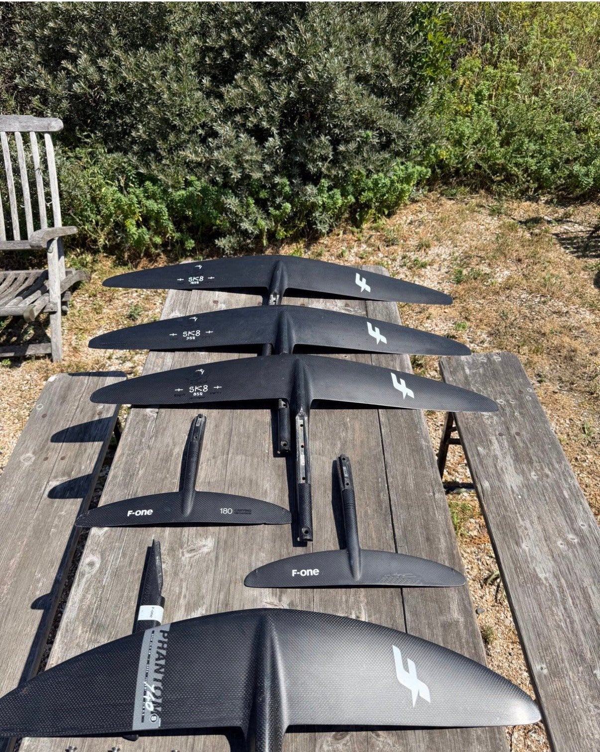 F-one skate foils, Ophalen of Verzenden, Zo goed als nieuw, Wingsurf-hydrofoil