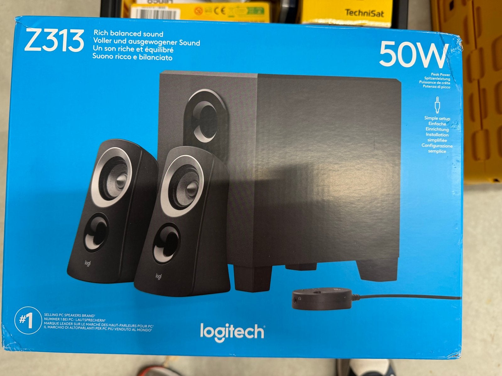 Logitech Z313 2.1 Luidsprekerset - Nieuw in doos, Info@logitech.com, Logitech, Onbekend, Nieuw