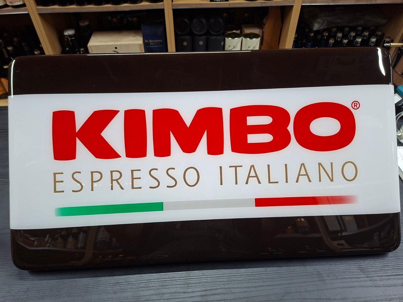 Kimbo Koffie Lichtreclame - Espresso Italiano, Ophalen of Verzenden