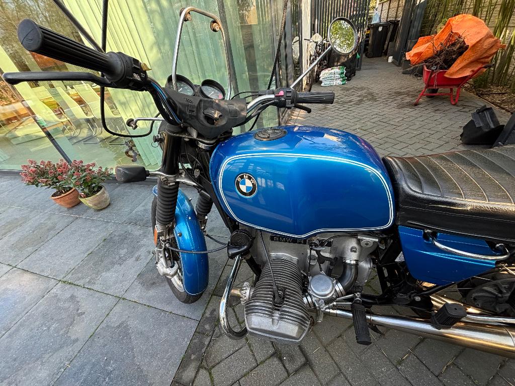 BMW R80/7 vintage in originele staat, Motoren, Motoren | BMW, Cardan-aandrijving, 2 cilinders, Motorrijbewijs A, Particulier