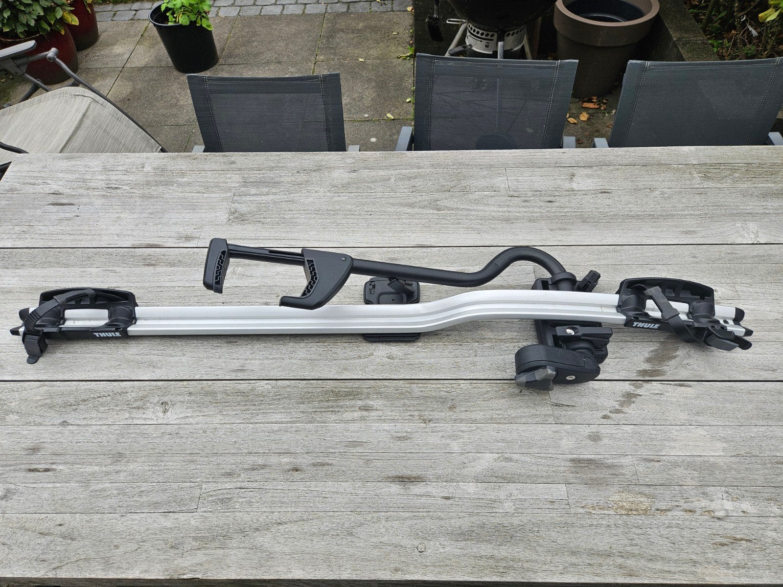 Thule Proride 598 fietsdrager, Ophalen, 1 fiets, Zo goed als nieuw, Dakdrager