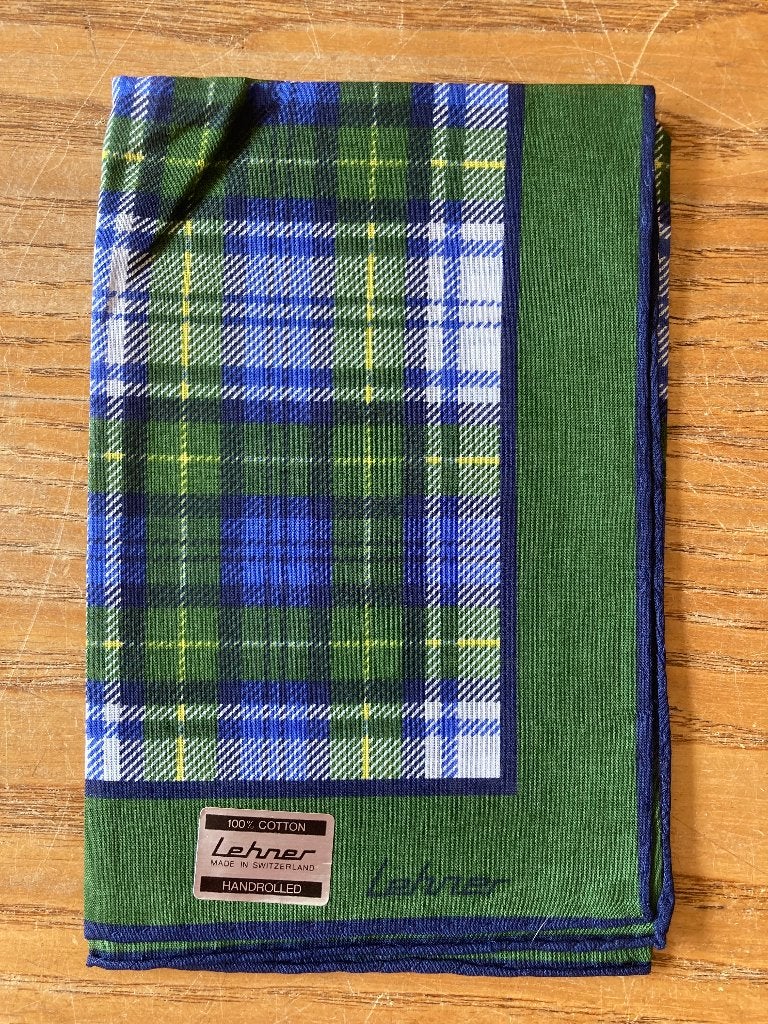 Vintage zakdoekje dames Lehner Switzerland - nieuw, Ophalen of Verzenden