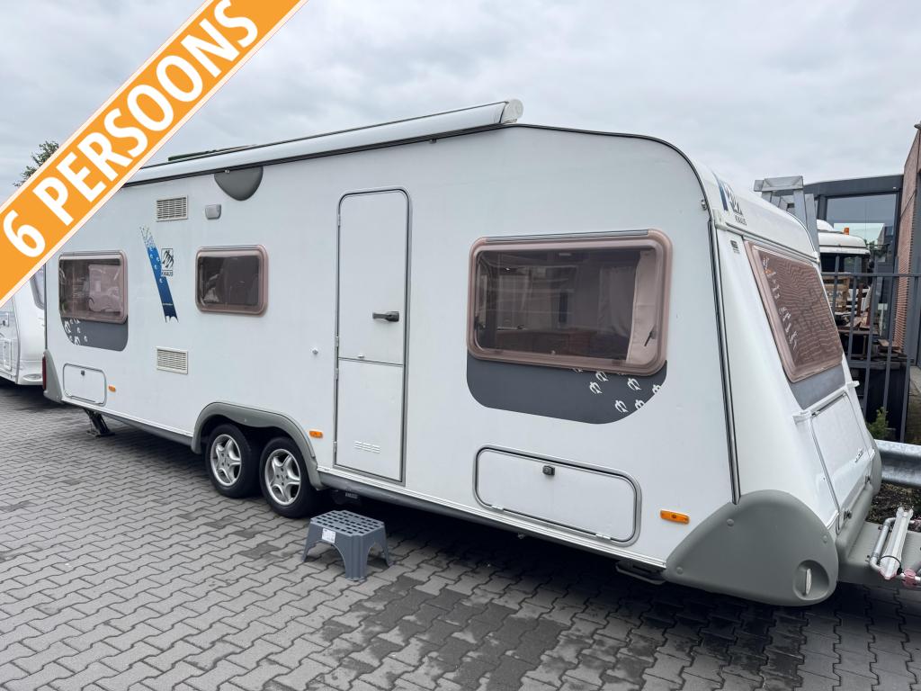 Knaus Eurostar 650 TFM / 6 persoons / luifel / mover, Caravans en Kamperen, Caravans, Bedrijf, Treinzit, Overige typen, Knaus