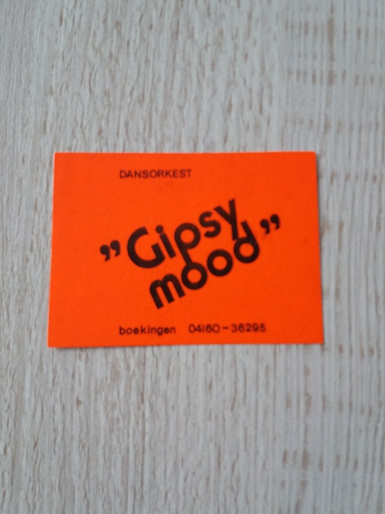 sticker DANSORKEST Gipsy mood, Ophalen of Verzenden, Zo goed als nieuw, Overige typen