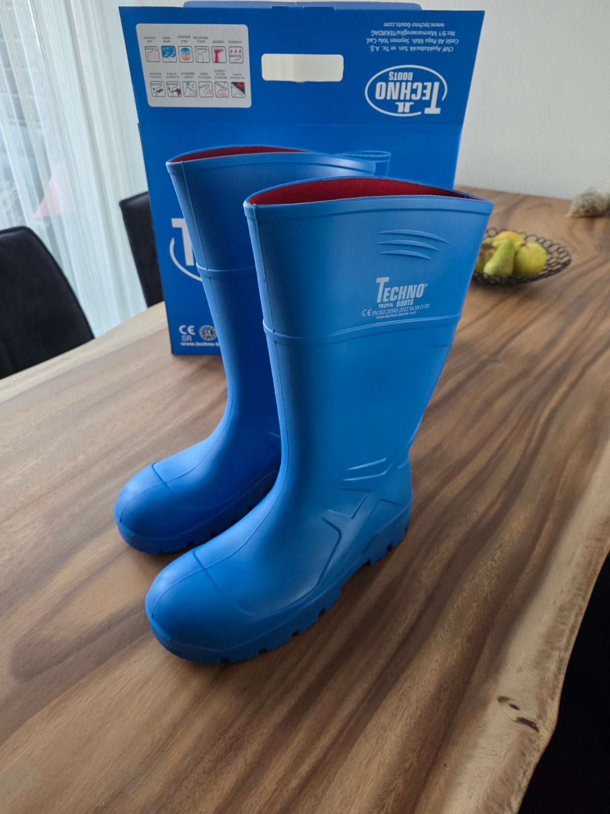 Nieuwe Techno Rubberlaarzen - Blauw, Ophalen, Nieuw