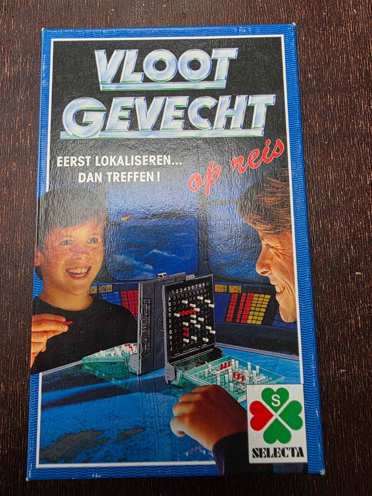 Bordspel Vloot gevecht op reis Selecta pocket Zeeslag, Hobby en Vrije tijd, Een of twee spelers, Ophalen of Verzenden, Zo goed als nieuw