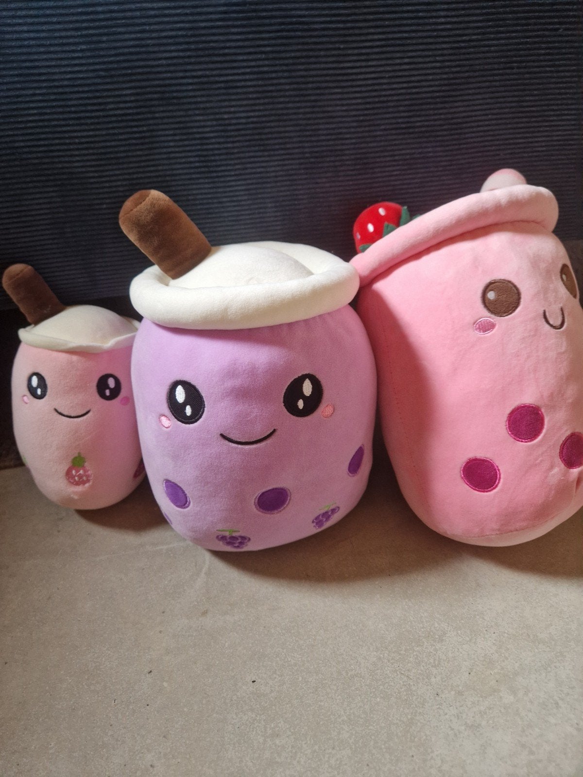 Leuke Boba Tea Knuffels - Set van 3, Kinderen en Baby's, Speelgoed | Knuffels en Pluche, Ophalen, Overige merken, Overige karakters