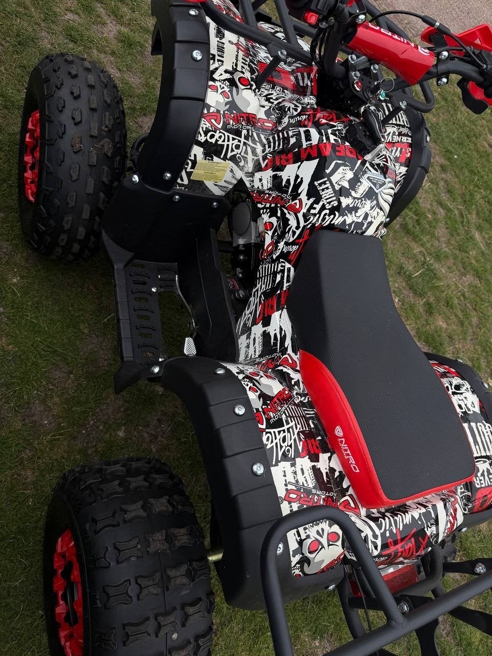 Nitro Motors Quad 125cc - Stoer en Krachtig, Motoren, Quads en Trikes, 4 cilinders, 11 kW of minder