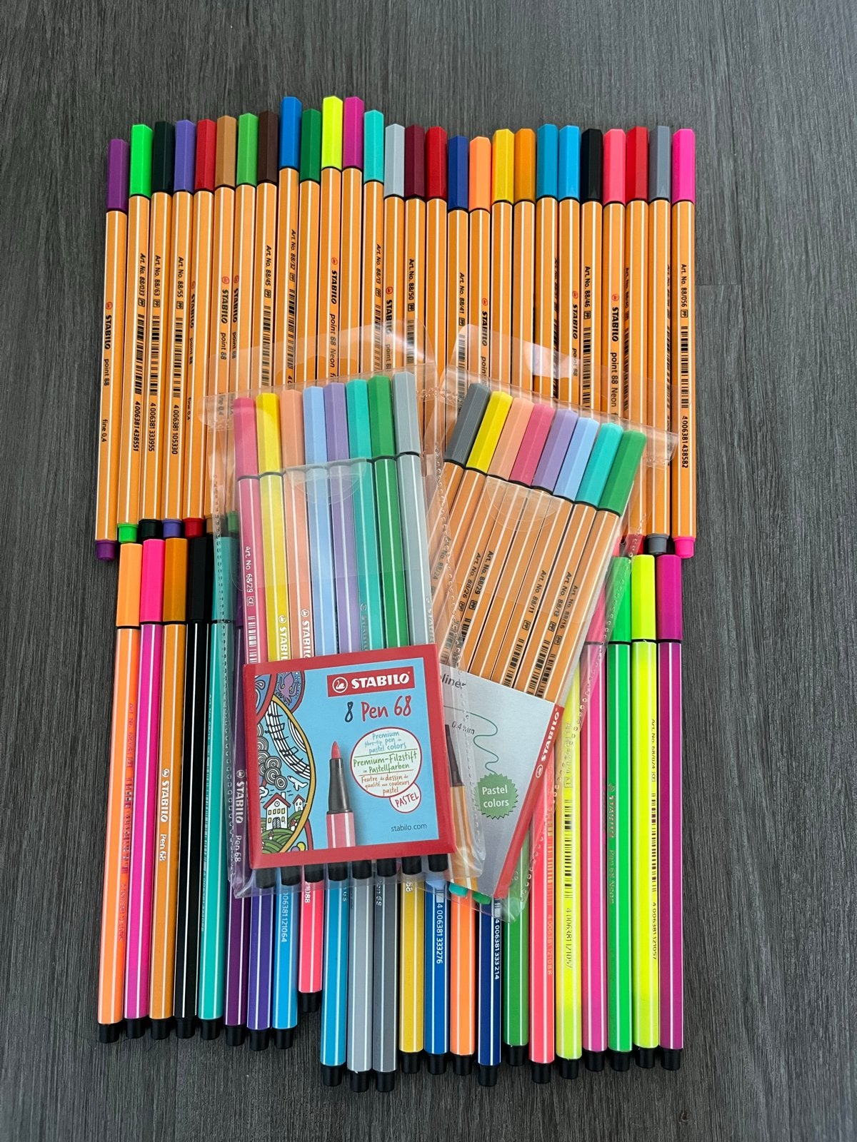 Stabilo Fineliners en Stiften, Verzenden, Gebruikt