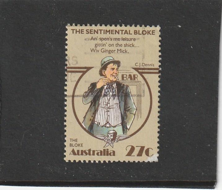 Australië mi nr 849, Verzenden, Gestempeld