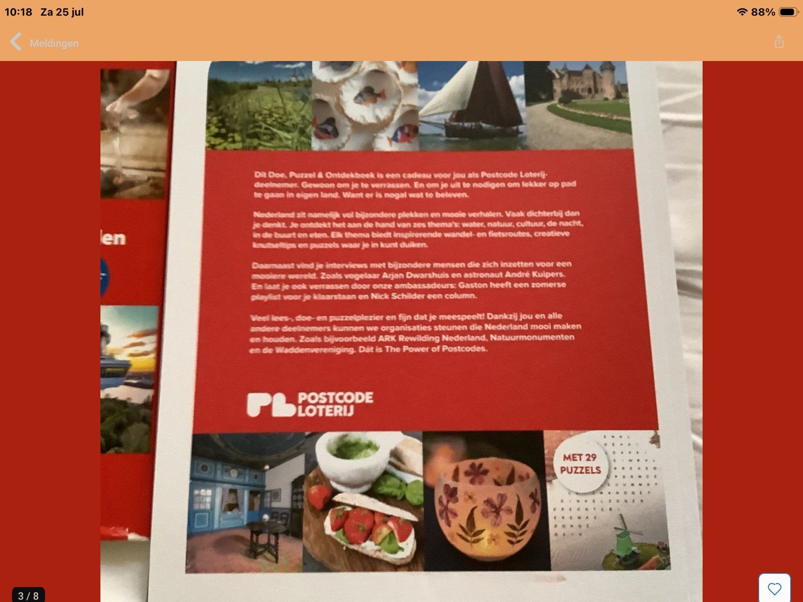 Postcode Loterij Doe, Puzzel & Ontdekboek + Voordeelgids, Overige merken, Verzenden, Nieuw, Reisgids of -boek