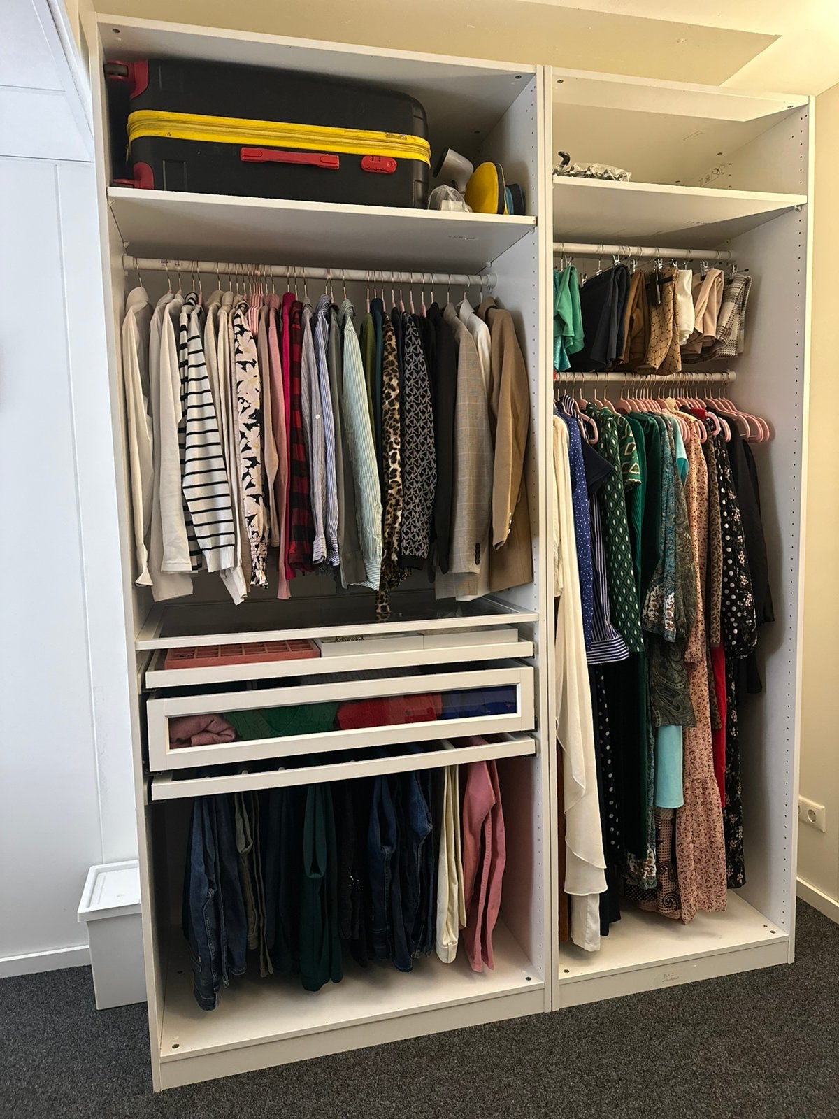 IKEA PAX kledingkasten 236 cm – 100 + 75 cm breed, Ophalen, Zo goed als nieuw
