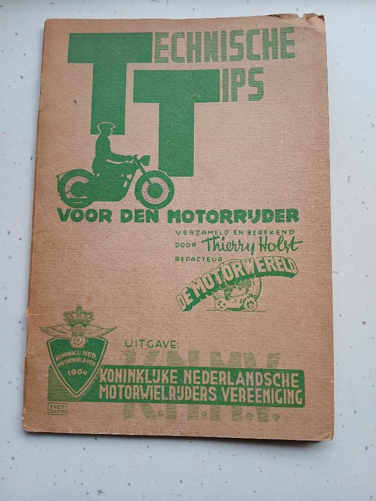 Technische Tips voor de Motorrijder KNMV mrt. 1947, Boeken, Motoren, Gelezen, Algemeen, Ophalen of Verzenden