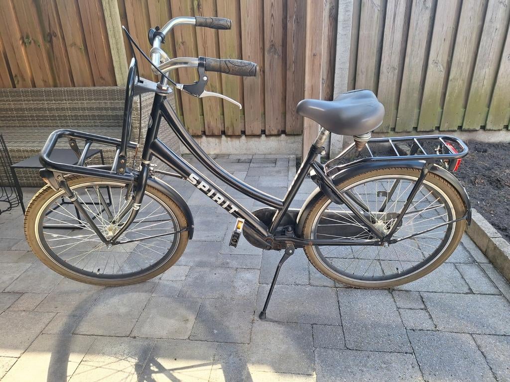 Meisjesfiets Spirit 24 inch met terugtraprem en handrem, Ophalen, 22 inch, Gebruikt, Handrem