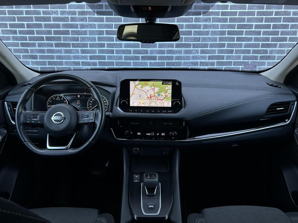 Nissan Qashqai 1.3 MHEV 158 X-Tronic N-Style | Trekhaak | 36, Auto's, Nissan, Stof, Euro 6, Zwart, Origineel Nederlands