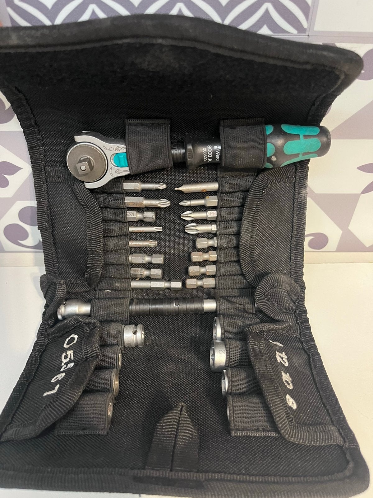 Wera Zyklop SAE Inch Set 3/8 – Harley / USA Tools, Ophalen, Gebruikt