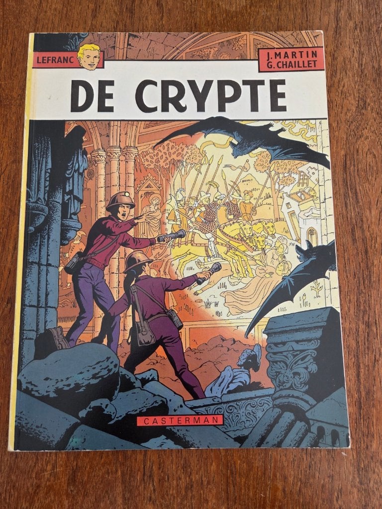 Lefranc  - De Crypte, Boeken, Eén stripboek, Ophalen of Verzenden, Zo goed als nieuw, Jacques Martin
