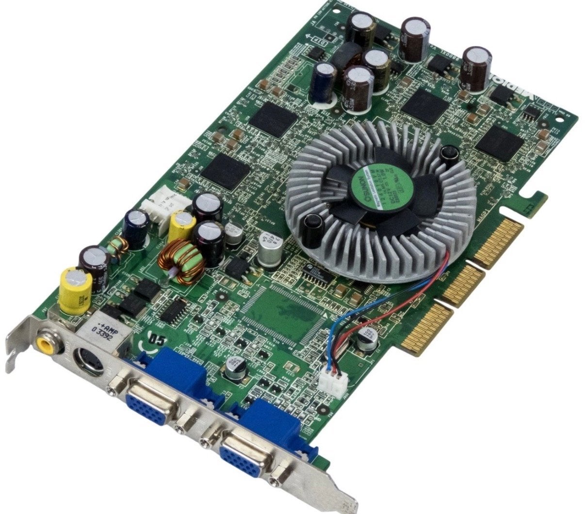MEDION ATI RADEON 9800XL 128MB MS-8934 Videokaart, Computers en Software, Tv-Out, Gebruikt, AMD, Overige soorten