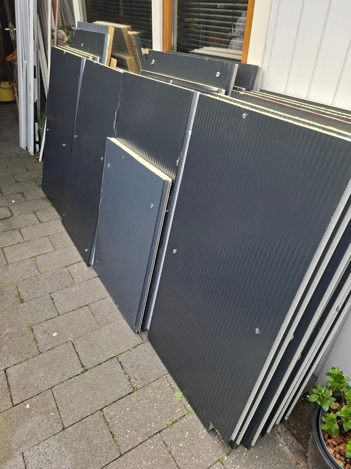 Geïsoleerde sandwichpanelen, diverse maten, Doe-het-zelf en Verbouw, Ophalen, Gebruikt, Overige materialen, 20 tot 50 mm