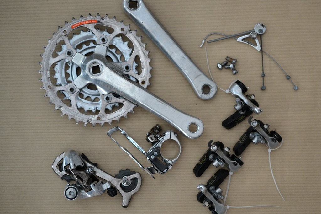 Shimano STX MTB Mounatinbike groepset, Gebruikt, Gravelbike, Shimano, Ophalen