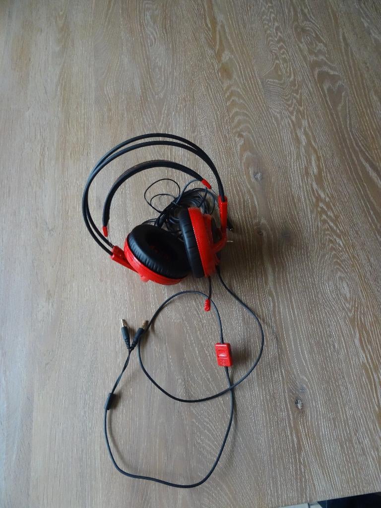 MSI Gaming SteelSeries Siberia V2 Headset., Audio, Tv en Foto, Koptelefoons, Zo goed als nieuw, Overige merken, Ophalen of Verzenden