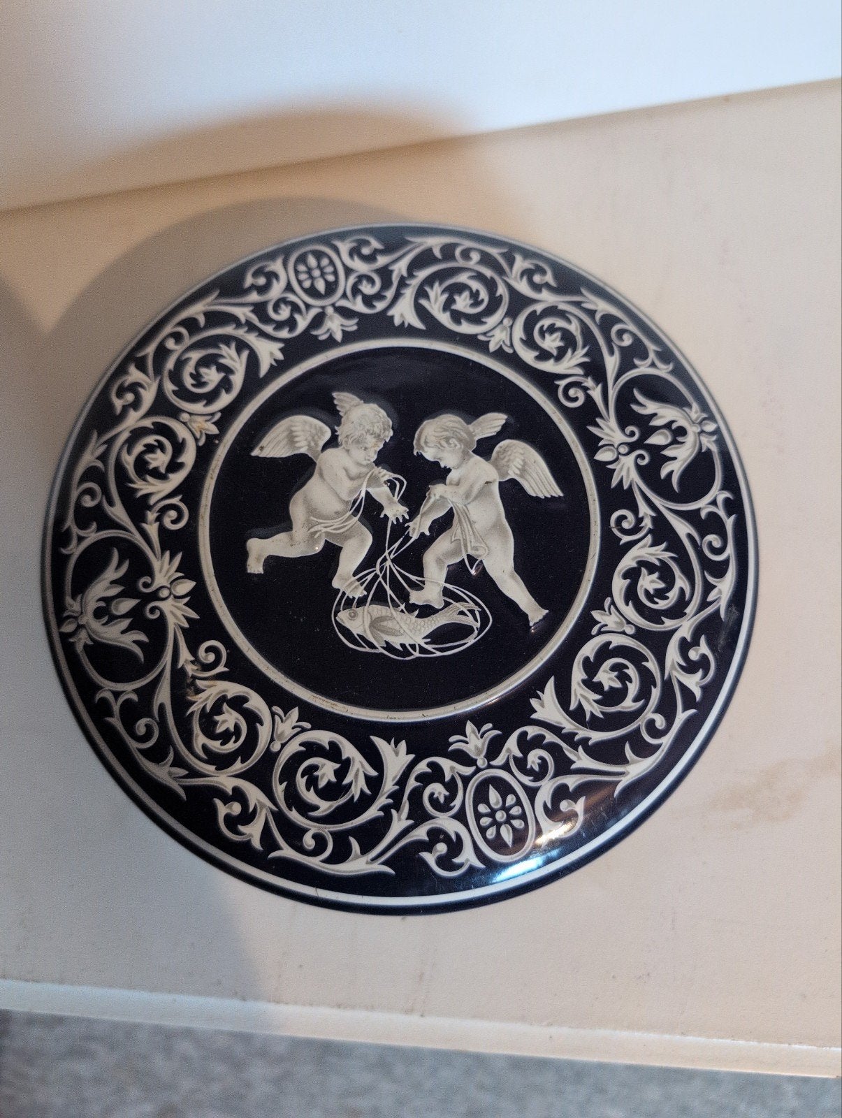 Vintage General Biscuits blik met engeltjes, Ophalen of Verzenden