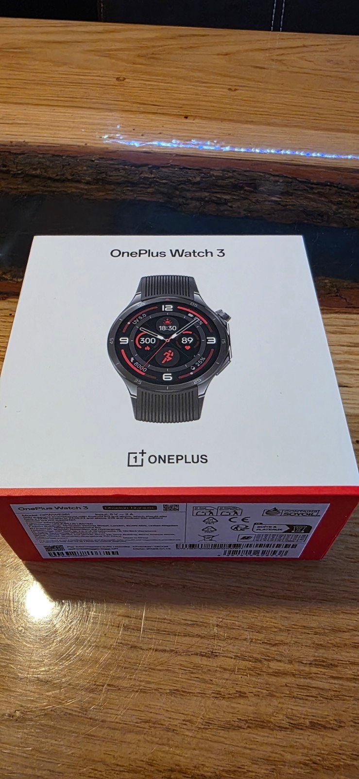OnePlus Watch 3 - ZGAN in doos, Sieraden, Tassen en Uiterlijk, Smartwatches, Ophalen, Zwart, Nieuw, Waterdicht