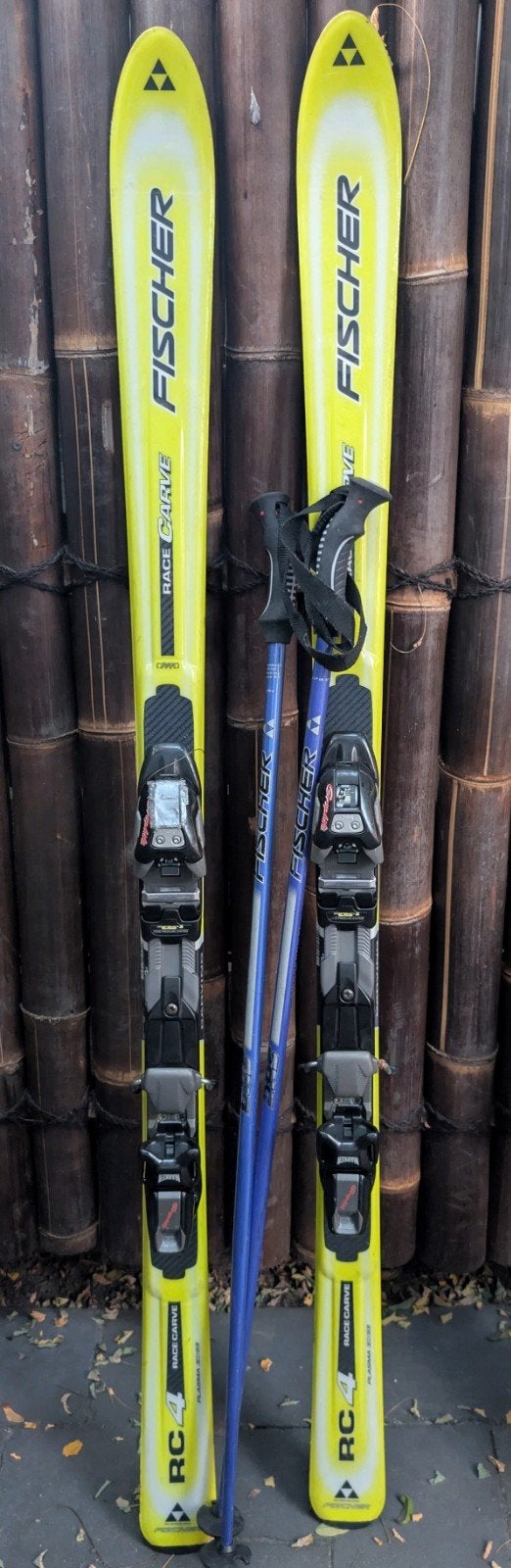 Fischer Race Carve Ski's RC4 met stokken 150 cm, Ophalen, 140 tot 160 cm, Carve, Skiën