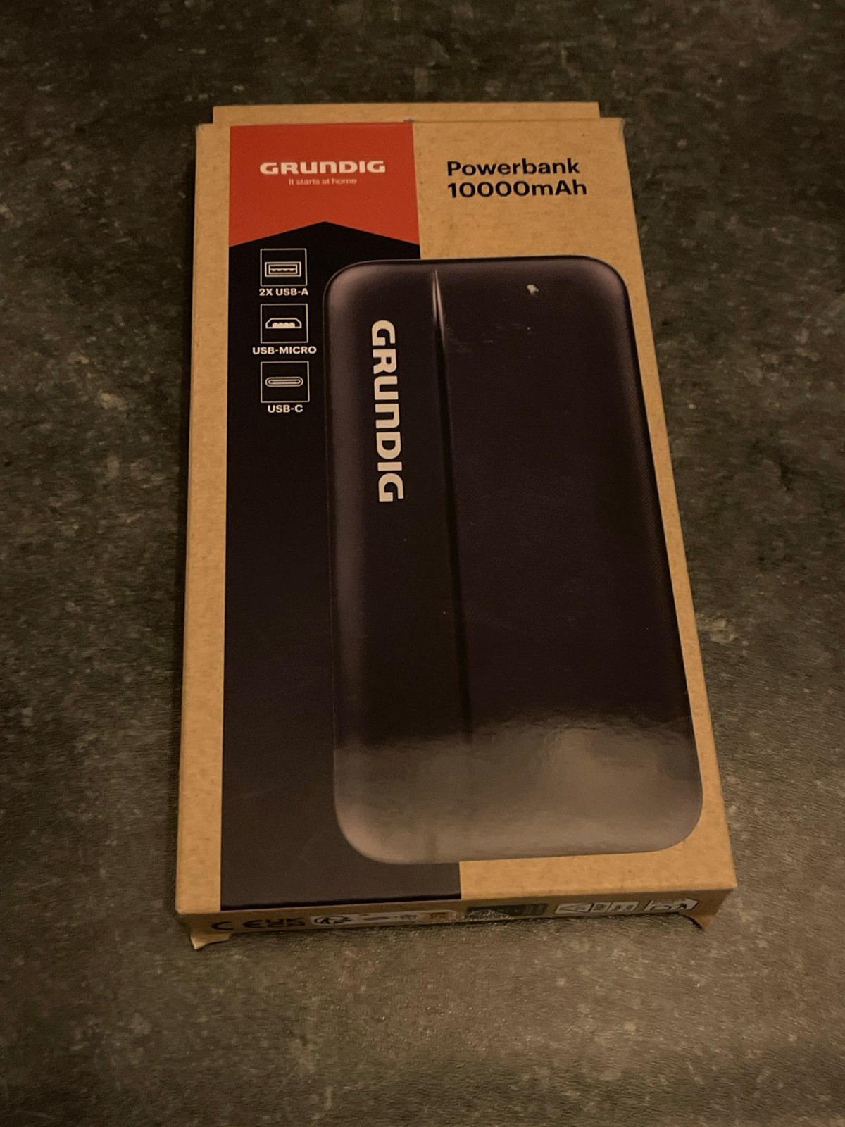 Grundig Powerbank 10000 mAh - Nieuw in doos, Ophalen of Verzenden, Nieuw