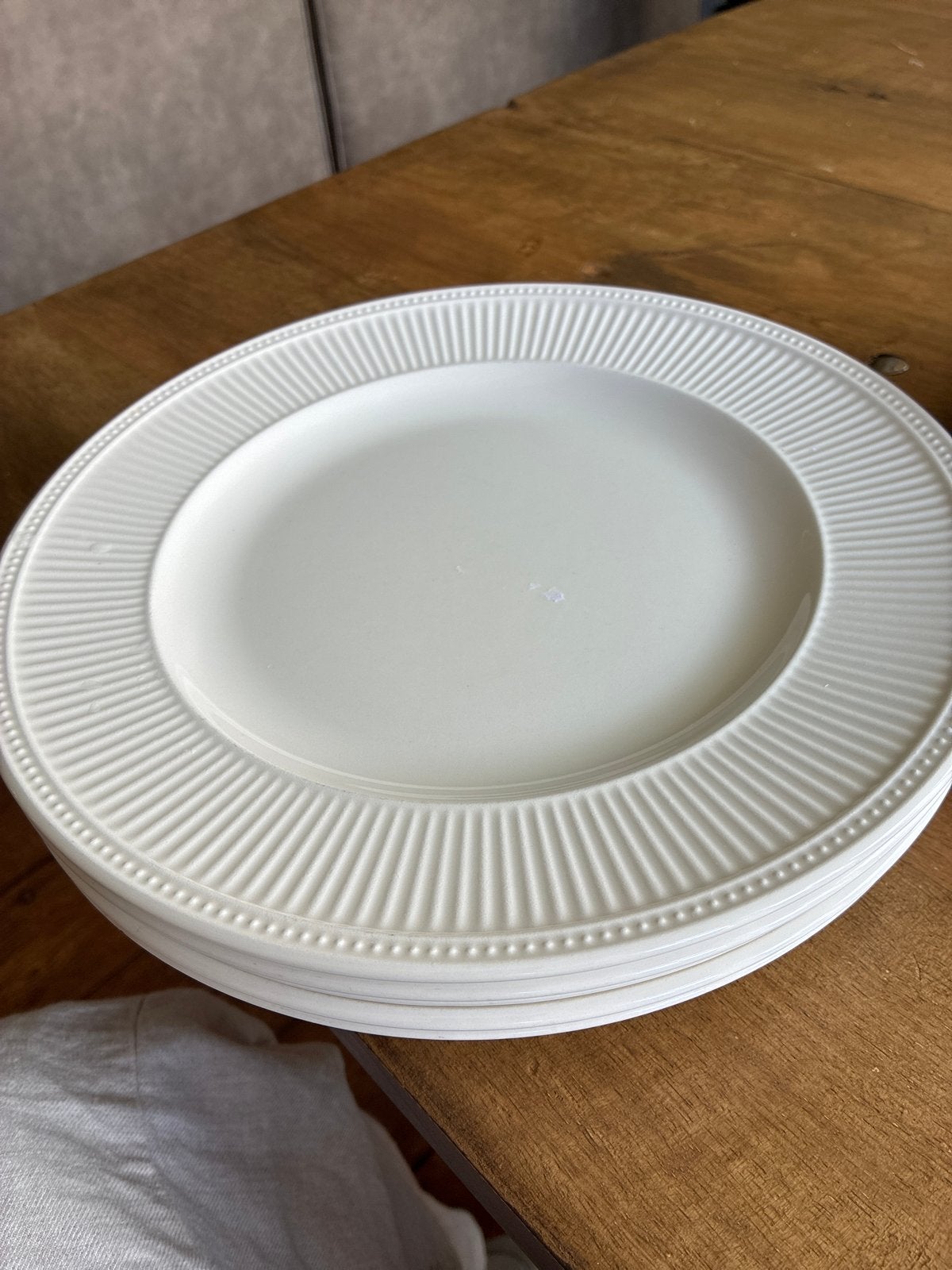 Wedgwood 5 Windsor dinerborden - 27 cm, Huis en Inrichting, Ophalen of Verzenden, Zo goed als nieuw, Bord(en), Wedgwood