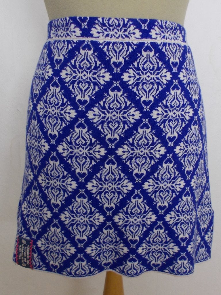 Fijn gebreid opvallend print rokje van Blutsgeschwister! S, Kleding | Dames, Zo goed als nieuw, Maat 36 (S), Boven de knie, Verzenden